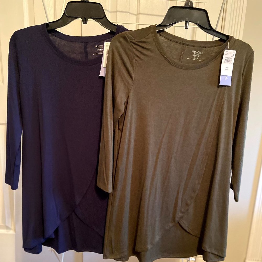 Motherhood Maternity Nursing Shirt Bundle